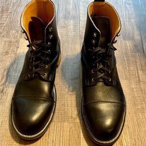 Taft Black Stitchdown Boots